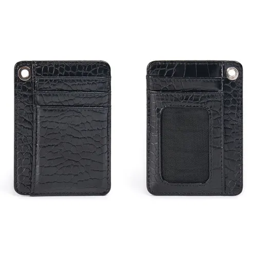 Rough Enough ПУ (полиуретан) Картхолдер Маленький Унисекс Черный