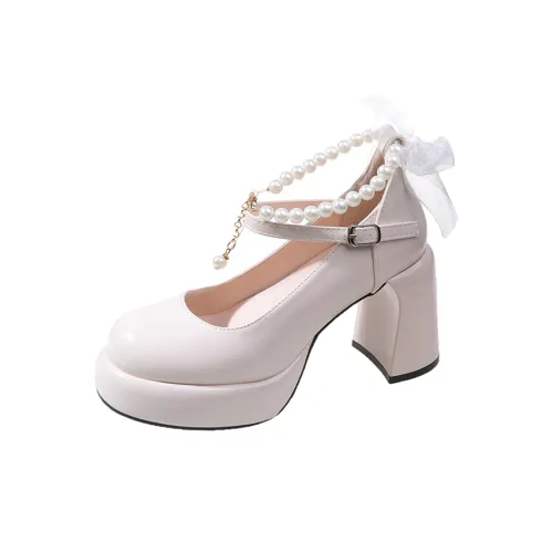 MXGM Грубый каблук Высокие каблуки 9 см Женские