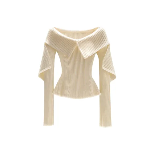 Cypress House Белые Женские Свитера