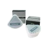 Черные эластичные ремешки, кожа, треугольник, розовый, 2 шт., с встроенной памятью, коробка