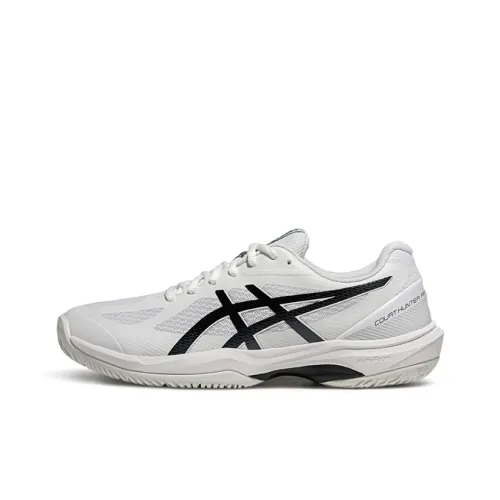 ASICS COURT HUNTER FF Slip-resistant Низкий Топ Бадминтон Обувь Мужская Белый Черный