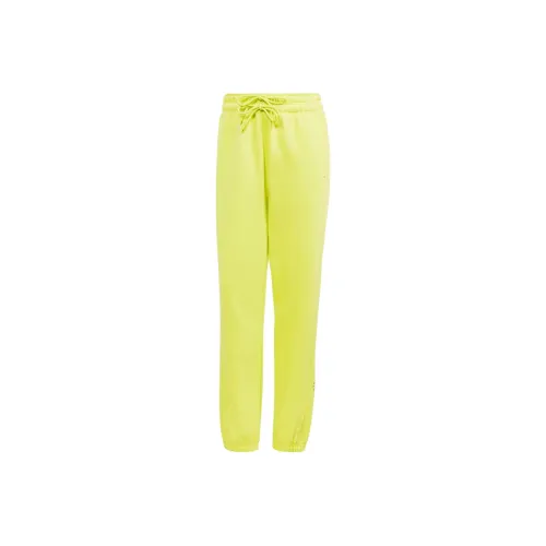 Adidas Яркий Неон Зеленый Женские Вязаные Тренировочные Штаны