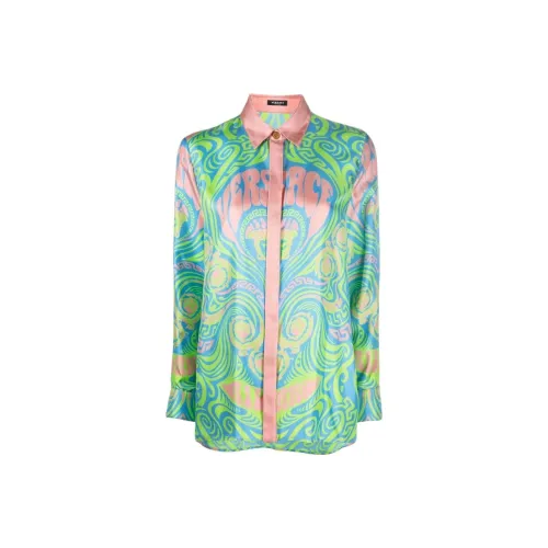 VERSACE Зеленые Женские Рубашки