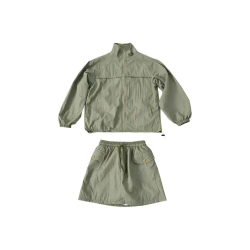 RDRE Зеленый Женский Комплект с Юбкой