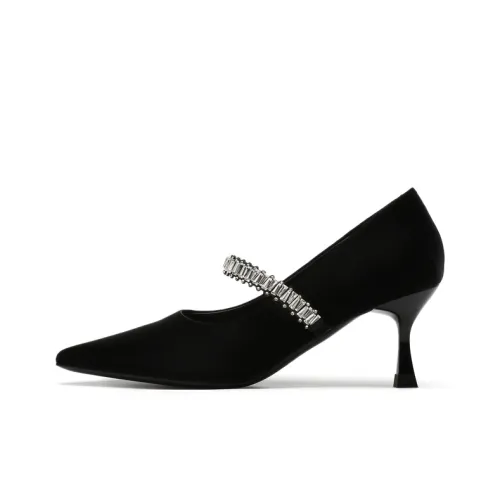 Jin Baichuan Высокие каблуки Женские Черный