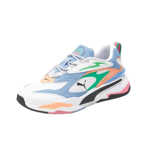 PUMA RS Fast Повседневная обувь Мужская Белый Синий Зеленый