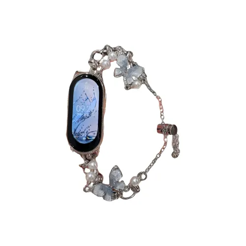 Kubao Ремешок Xiaomi Совместимость Металл Ремешок 10 NFC 9 8 Xiaomi 8 Pro 9 Pro Red Beige Watch 6 Redmi 6 5 4 190 мм