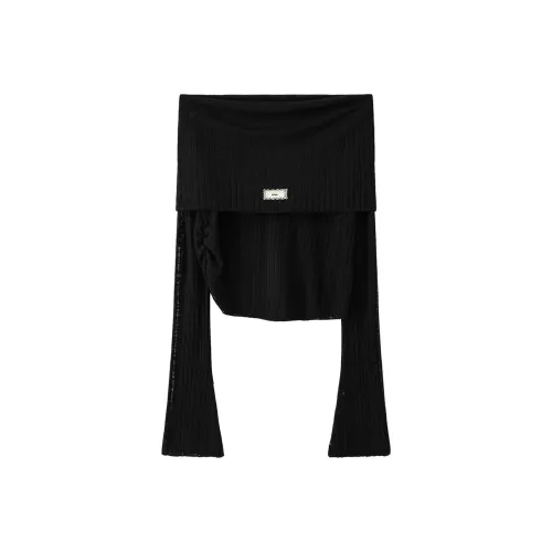 CHUU Черный Женский Трикотаж