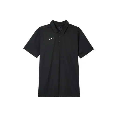 Nike Dri Fit Поло Мужское Черное