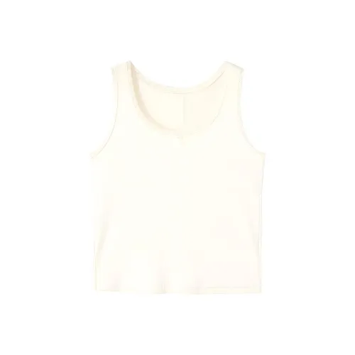 XIANGYING Цапельно-белый Женские Майки