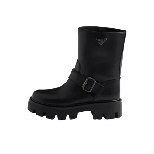 PRADA Ботильоны 5 см Женские Черные