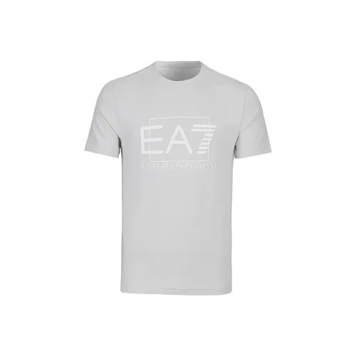 EMPORIO ARMANI EA7 Серые Мужские T-Рубашки