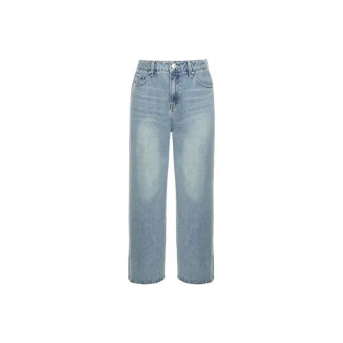 GUESS Medium Blue Unisex Jeans GUESS Средне-синие унисекс джинсы