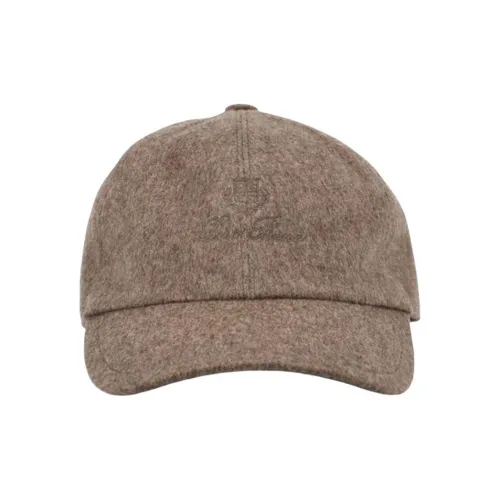 Loro Piana Кашемир Кепки Мужские Темно-Коричневый