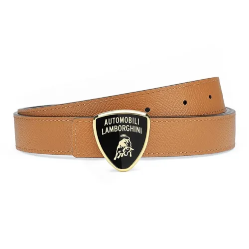 AUTOMOBILI LAMBORGHINI Ремни из коровьей кожи Женские 2,4CM