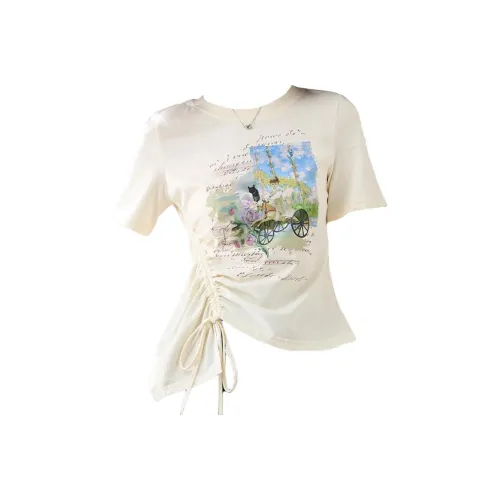 Cotton Zhiximeng Live Standard T-Shirt Женская