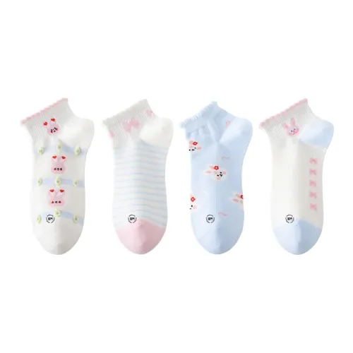 Mulinsen Низкие носки женские упаковка из 4 пар