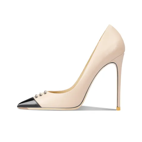 Siwei Высокие каблуки, цвет nude, женские