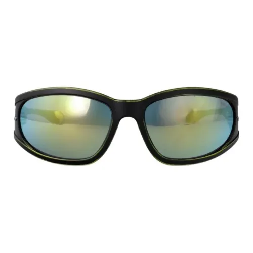 DIESEL Ацетат OVAL SUNGLASSES Мужской Черный