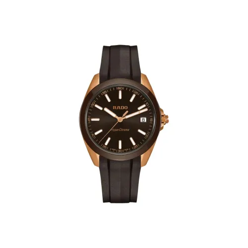 RADO Glam Slam Collection Кварцевый механизм Мужские часы Часы 41,5 мм Кофейный циферблат часов