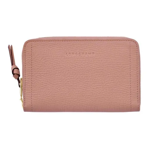 LONGCHAMP Mailbo Зернистая кожа коровы Кошелек Женские Розовый