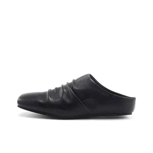 DHARRY Резиновая подошва устойчивая к истиранию домашние тапочки женские черный