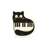 Музыкальная кошка брошь [Стиль 4]