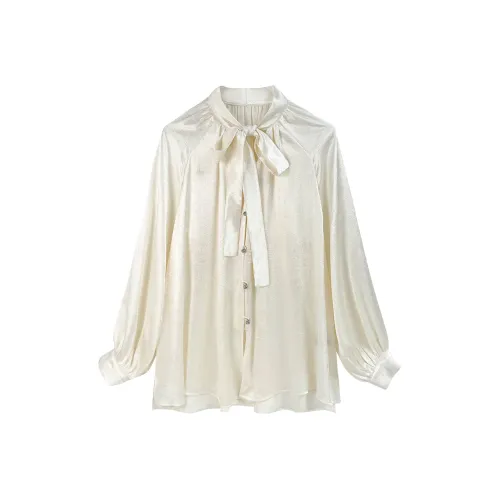 JK&JS Экрю Женские Рубашки