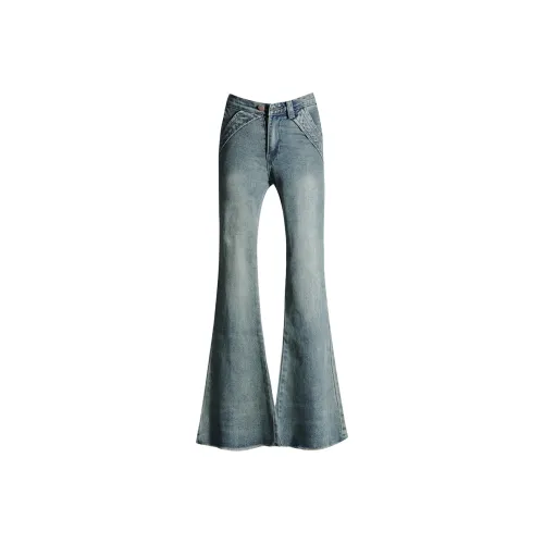 JOPPTI Blue Women's Jeans JOPPTI Синий Женские Джинсы