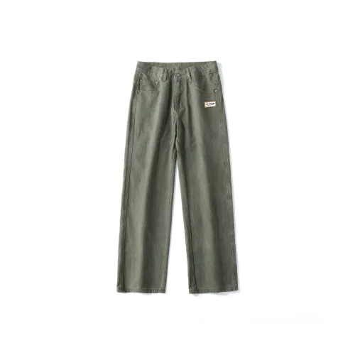 EPTISON Армия Зеленый Унисекс Джинсы