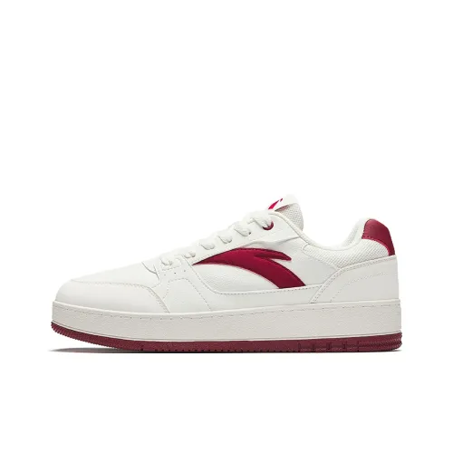 ANTA Original 2 Low Топ Скейтборд Кроссовки Мужские Белый Красный