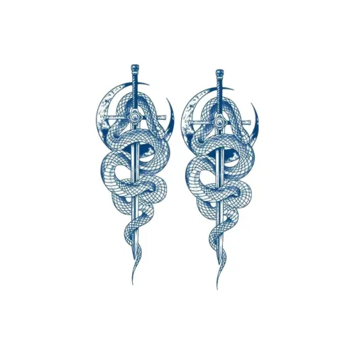 LIEJI Хранитель Змея Approx Травяной Татуировочный Наклейка