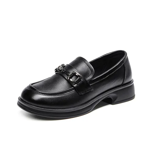 Spider King Лоферы Женские Черные