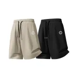 [100% cotton] Хаки (B Белый Sniper Логотип на брюках) + Черный (B Белый Sniper Логотип на брюках)