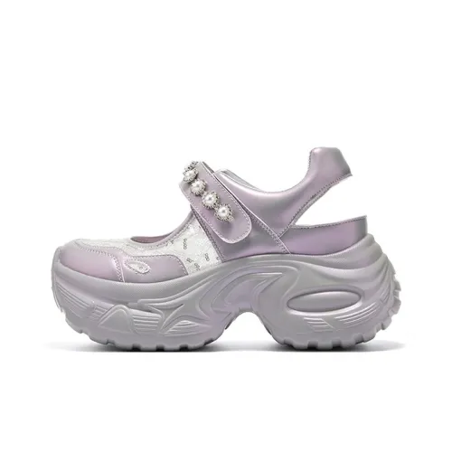 ST SAT Дышащие Низкие Кеды с Толстой Подошвой Женские