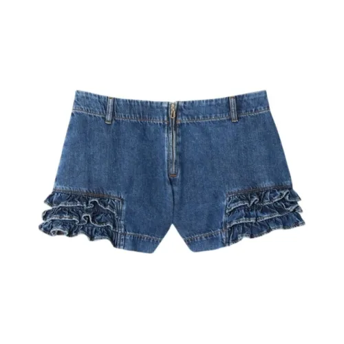 Sandro Джинсовые шорты синие женские