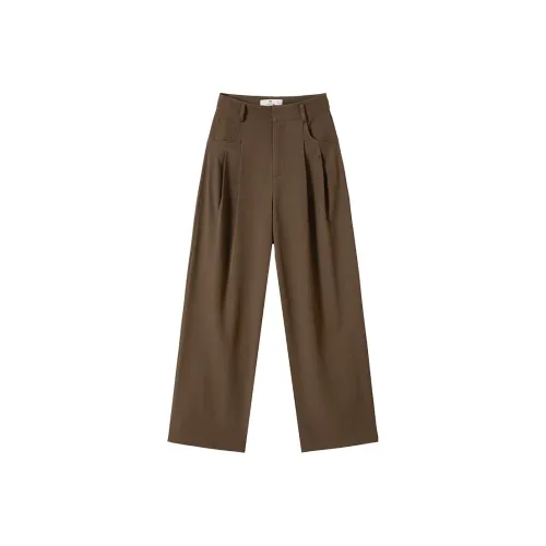 XIANGYING Кофе Женские костюмные брюки