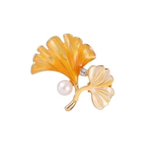 Фиолетовый Пресноводный Жемчуг Броши Унисекс