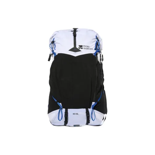 MOBI GARDEN 45+8L Туристические сумки Dyneema Сетка X Ткань Обсидиан Черный Снежная Белая Унисекс