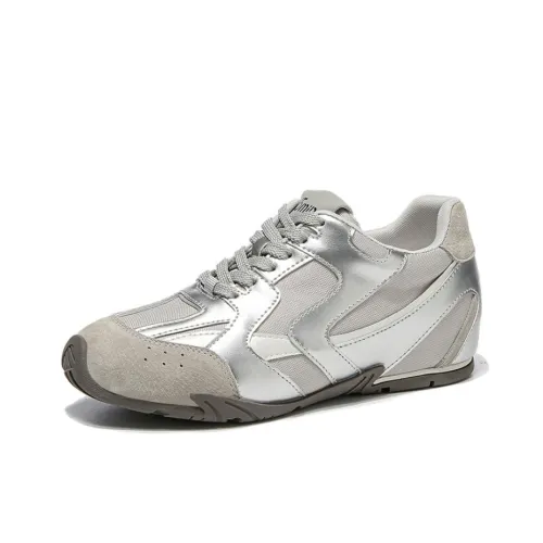 15 MINS Низкий топ Немецкие армейские кроссовки 4CM Женские