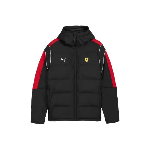 PUMA x FERRARI Scuderia Ferrari хлопковый пуховик мужской