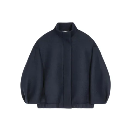 DRIES VAN NOTEN Синий Женские Бархатные Куртки
