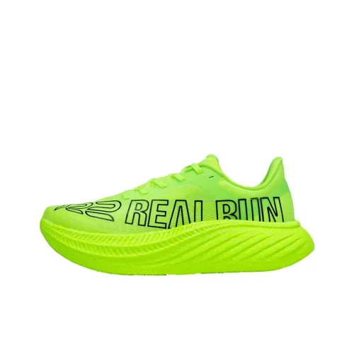 R2 REALRUN Беговые кроссовки Низкий верх Неоновый зеленый Унисекс