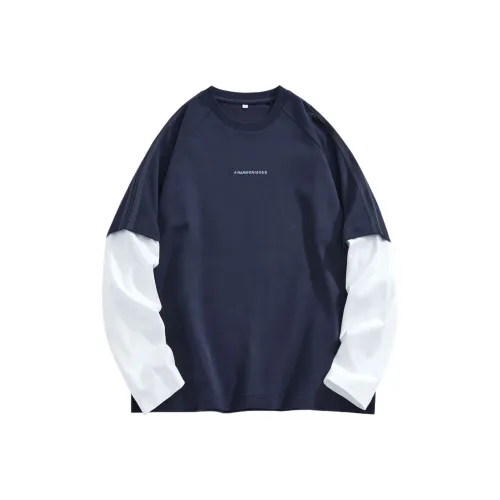 Azvk Длинный рукав Т-рубашка Унисекс