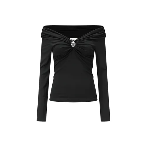ODTD Черные Женские T-рубашки