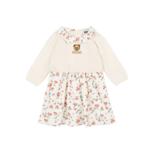 MOSCHINO Платье Shaved KNIT и Printed Бархат Платье Infant и Toddler