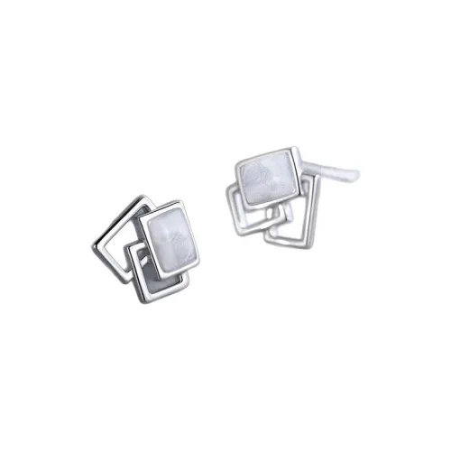 B Z Copper Alloy Stud Earrings Women's