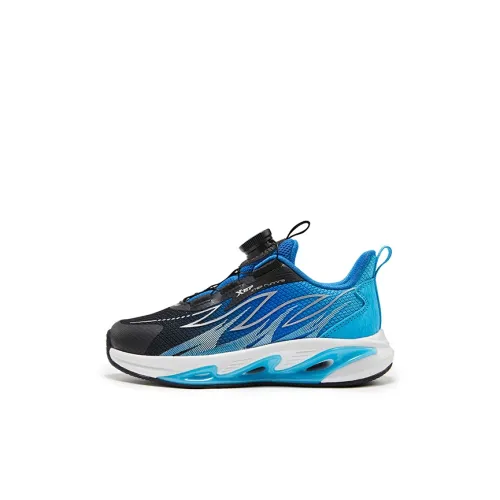 XTEP Детские беговые кроссовки Low Топ Черный Сапфир Озерно-голубой Kids