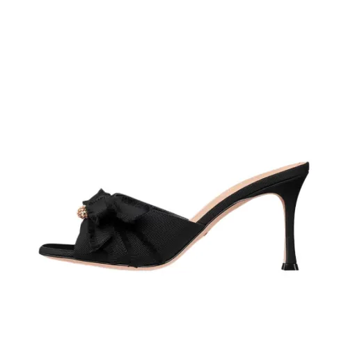 DIOR Adiorable Слипоны 8 см Женские Черные