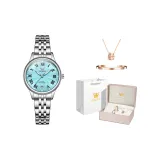 Стальной браслет в синем цвете [с подарками: браслет и ожерелье]